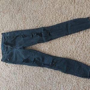 Aeropastle black high waisted ankle jegging